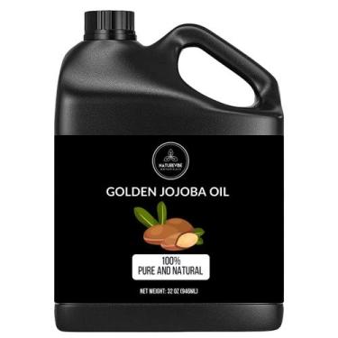 Imagem de Óleo de jojoba Naturevibe Botanicals 946 ml 100% puro e natural