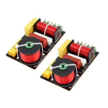 Imagem de DriSentri Crossover de 2 vias para alto-falante, unidade bidirecional de 200 W, placa de crossover com filtro divisor de frequência, alto-falante HiFi Crossover