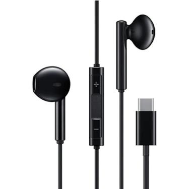Imagem de Fone de Ouvido com Fio Premium Tipo-C, 4ª Geração, Anti-Ruído (99,15%), Cabo de Tecido,...