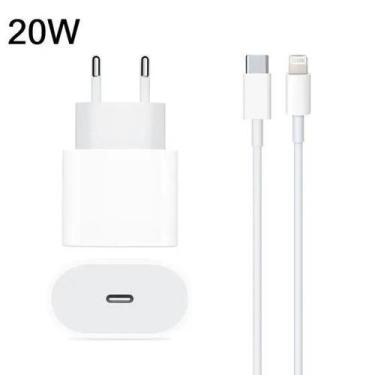 Imagem de Carregador Compativel Para IPhone Original Completo Turbo 20W X Xr XS 