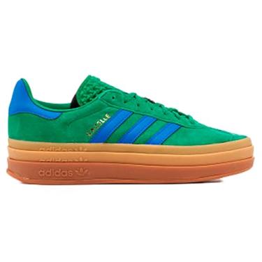 Imagem de adidas Gazelle Bold Tênis feminino casual, Verde/cor do fornecedor/verde, 36