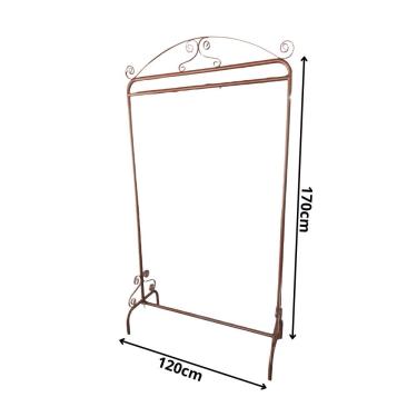 Imagem de Arara Desfile Simples Dobravel 1,20x1,70m Retro Rose Gold