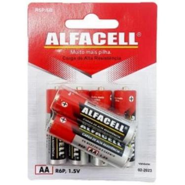 Imagem de Pilha Alfacell Comum Pq Aa 1.5V Com 4 - Imporiente