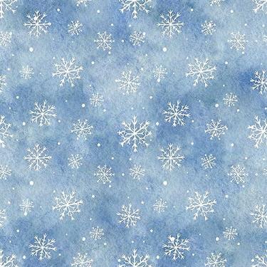 Imagem de Blue Sky Flocos de Neve Decorações de Natal Papel de Parede Descasque e Cole Papel de Parede Infantil Removível para Quarto Papel de Parede Autoadesivo Papel de Contato Pré-Colado para Armários Prateleiras 45 cm X 600 cm