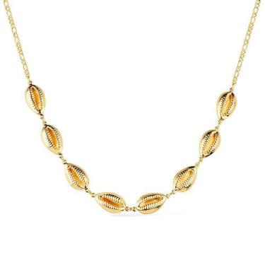 Imagem de Colar Dourado Búzios - Aurearosa