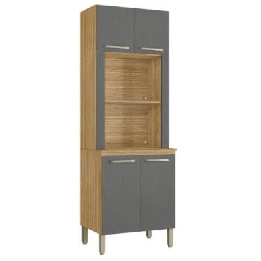 Imagem de Paneleiro Duplo Forno S Gav Ametista Frejó Gris - CASA H