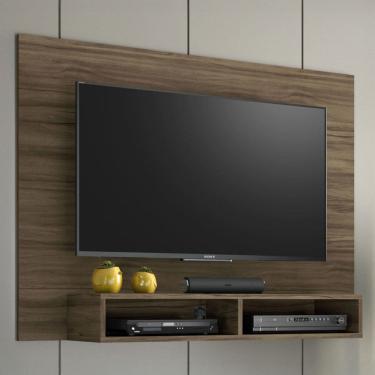 Imagem de Painel para TV Até 49 Polegadas Nuevo Nogal Trend - Pnr Móveis