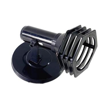 Imagem de Spot Direcionável Branco Total E27 Bivolt Sobrepor Teto Sextavado 1 Bocal P Lâmpada LED (Preto)