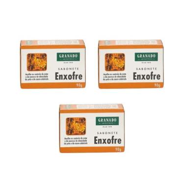 Imagem de Sabonete Barra Granado Enxofre 90g Kit 3 Unidades - Phebo