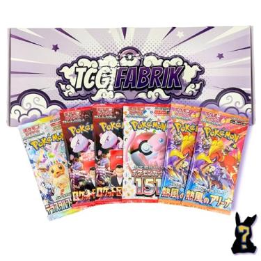Imagem de Japanese Packs for Pokemon Factory Sealed Booster Packs (6 Packs in Total) (1X 151 1X Terastal Festival 2X Team Rocket 2X Heat Wave (6 Packs / 37 Cards in Total))