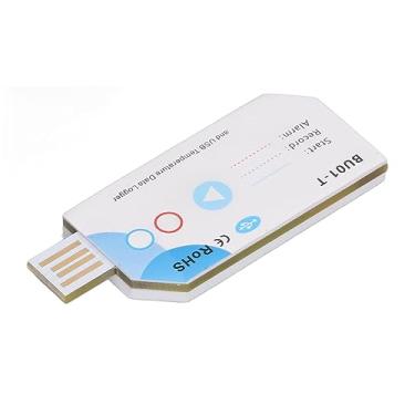 Imagem de lyrlody Alta Capacidade de Dados USB Temperatura Data Logger, Conexão Rápida para PC ou Telefone, Compacto e Preciso para Armazenamento e Logística, Armazenar até 32000 Grupos de Dados para