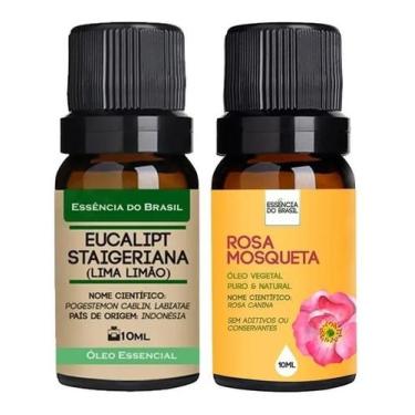 Imagem de Kit Óleo Essen. Eucalipto + Óleo Vegetal Rosa Mosqueta 10Ml - Essência