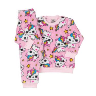 Imagem de Conjunto Fleece Bebê Peluciado Inverno Quentinho Infantil - Fofotinhos