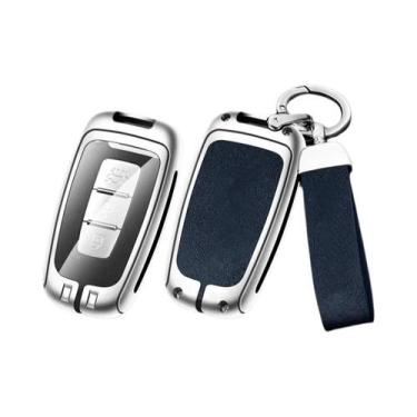 Imagem de Hyundai KIA Car Metal Key Case Capa Shell Fob Para Solaris HB20 I30 Ve