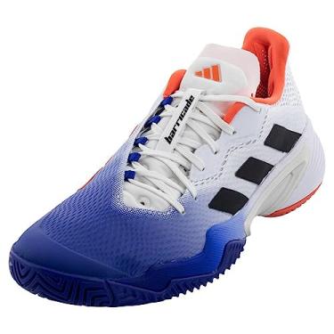 Imagem de adidas Tênis Barricade Clay masculino, Azul lúcido/preto/vermelho solar, 10.5
