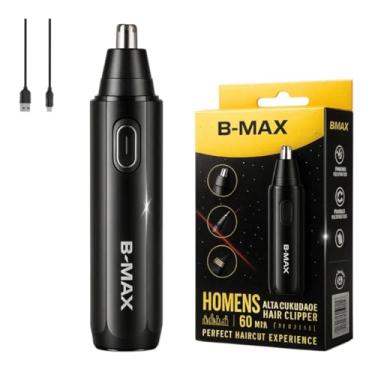 Imagem de Aparador Elétrico De Pelos Nariz Recarregavel USB Maquininha Apara Pelos e Cabelos do Nariz Viagem