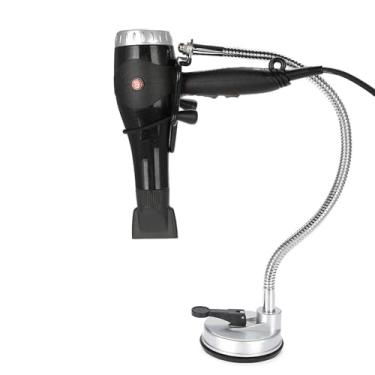 Imagem de Portador do Secador de Sopro, 360 Graus de Mão -de -obra do Secador de Cabelo Com Forte Copo de Sucção para Secagem de Cabelo e Cuidados de Animais de Estimação