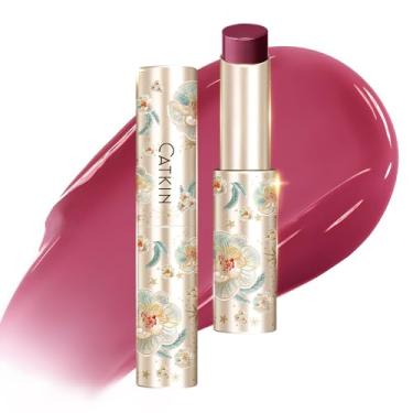 Imagem de Catkin Bálsamo Labial Brilhante Catkin Ultra Hidratante Glow Lip Tinted Jelly Plump Melting Balm Manteiga De Karité Reparador Calmante Para Lábios Secos Acabamento Úmido 0,12 Oz C03 Violeta