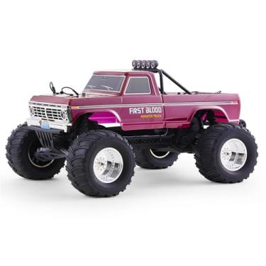 Imagem de EAZYRC Caminhão Fms 1/10 Rc Ford F100, Monster 2Wd Com Carroceria Licenciada, Motor 550 Escovado, Amortecedores A Óleo, Suspensão Independente, Rastreador Todo-Terreno, Carro Off-Road De Alta Veloci