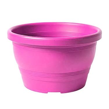 Imagem de Vaso Plástico Cuia Modelo Veneza 1,2 Litros Colorido Para Jardim Vertical, Decoração Rosa do Deserto, Samambaia (Rosa, 12 Unidades)