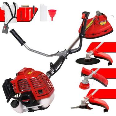 Imagem de Roçadeira Cortador de Grama À Gasolina Kawashima KW43-L 43cc Motor 2 T
