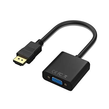 Imagem de Adaptador HDMI para VGA 1080P, HDMI macho para adaptador VGA fêmea com áudio e DC para laptop, PC, desktop, TVbox, Xbox, PS3, PS4 etc. - Preto