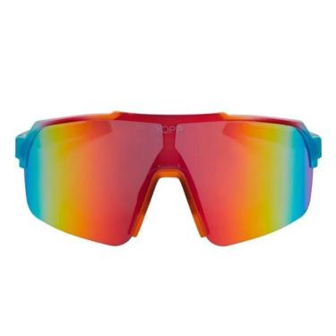 Imagem de Óculos De Sol Polarizado Proteção UV400 Yopp Mask L 2.1 Lente rosa espelhada-Unissex