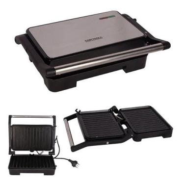 Imagem de Sanduicheira Elétrica 220v Grill 1000w Placas Antiaderentes - STARTOOL