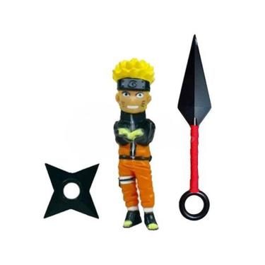 Imagem de Kit Boneco Action Figure Anime Uzumaki Naruto + ...