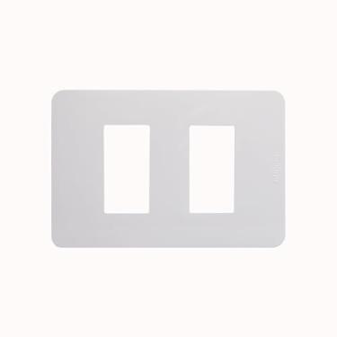 Imagem de PLACA 2 POSTOS SEPARADOS 4X2 BRANCA - MATIX GO - MATIX GO - - JA4803M2JW