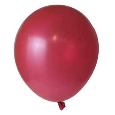 Imagem de Balão Bexiga Metalizado 7" Redondo Látex Bello Festas c/ 50 un (Vermelho)