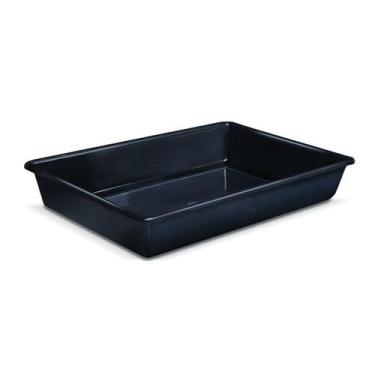 Imagem de Bandeja Multiuso Sem Tampa Preta 7 litros 44x30x8Cm - Arqplast
