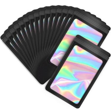 Imagem de Saco Zip Lock Poolsy 9cm x 12cm Frente Colorida e Fundo Preto Com 150 