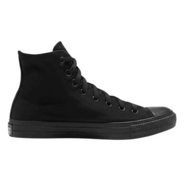 Imagem de Tênis All Star Ct04470002 Chuck Taylor Monochrome Preto/Preto/Preto, 3