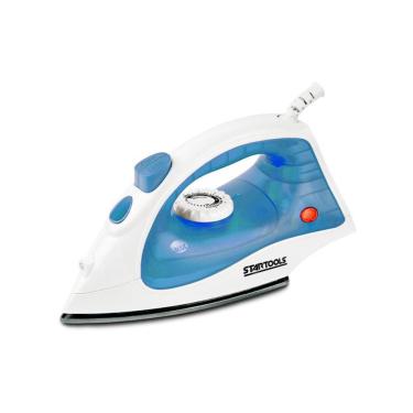 Imagem de Ferro para Passar a Vapor Startools 1500W Base Cerâmica Azul com Spray de Água 220V