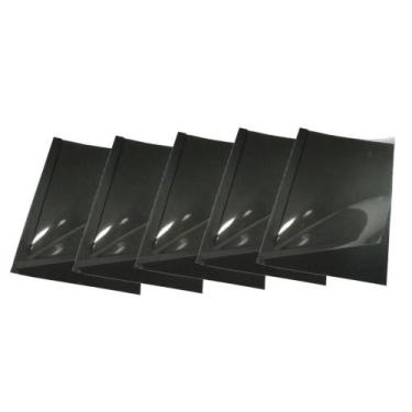 Imagem de Kit 5 Capas Encadernação Térmica Até 250 Folhas A4 Preta - IBACEMIL