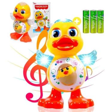 Imagem de Boneco Musical Patinho Dançante Para Menino Pronta Entrega - Atena