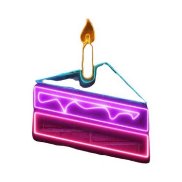 Imagem de Placa De Metal Neon Para Alimentos E Bebidas, Decoração De Parede Para