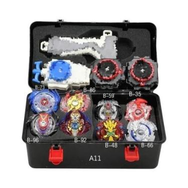 Imagem de Pacote De Brinquedo Metal Fusion Beyblade Burst Takara Tomy Com Lançad