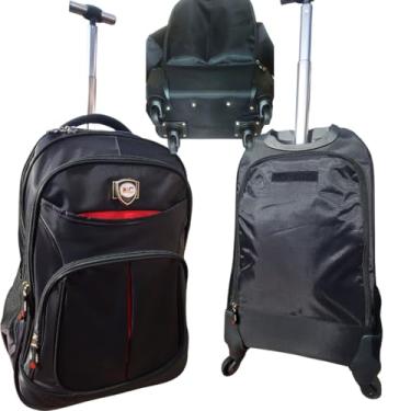 Imagem de Mochila Executiva 50 LITROS com Rodas 360 Graus, Compartimento para Notebook 17 Polegadas, Ideal para Escola, Trabalho e Viagens