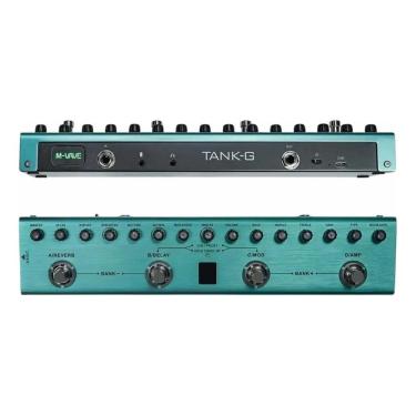 Imagem de 3X Pedaleira M-Vave Tank-G Pedal De Guitarra Cor Verde-Claro