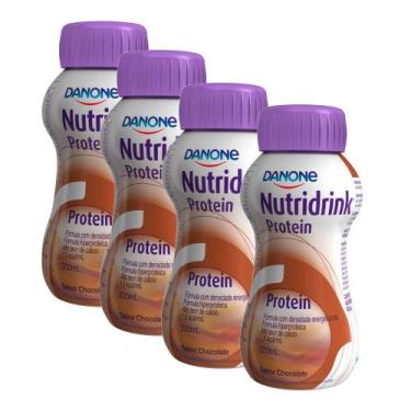 Imagem de Kit 4 Nutridrink Protein Chocolate 200ml