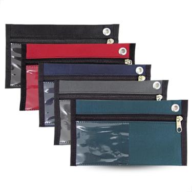 Imagem de 5 Malotes Sangria Caixa A6 Loja Contabilidade Dinheiro 20x12 cm Cor: Sortidos 1 de cada cor