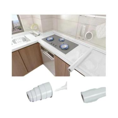 Imagem de Papel De Parede Autoadesivo Impermeável De Mármore De 40cm Para Banhei