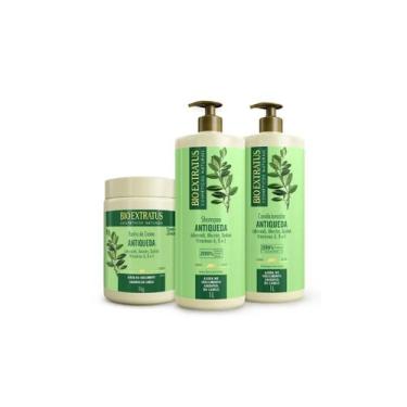 Imagem de Kit Antiqueda Jaborandi Bio Extratus - Shampoo 1L + Condicionador 1L +