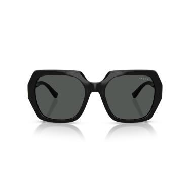 Imagem de Óculos de Sol Vogue Eyewear 0VO5612SB W44/87 Tam 55 / Preto - Lentes Cinza Escuro