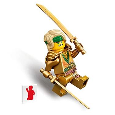Imagem de Minifigura LEGO NINJAGO Legacy - Lloyd (Golden Ninja) com espadas duplas 71735