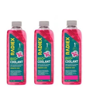 Imagem de 3l aditivo orgânico radiador pronto uso rosa radiex bio