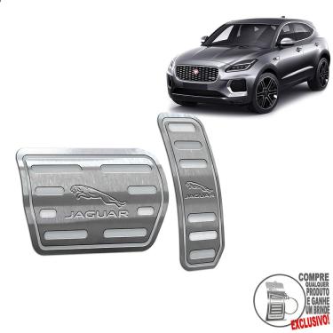 Imagem de Pedaleira Automático Inox Jaguar E-Pace 2018 A 2020 Prata