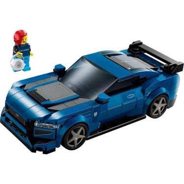Imagem de Bloco de Montar –Speed Champions – Carro Esportivo Ford Mustang Dark Horse - 344  peças - LEGO